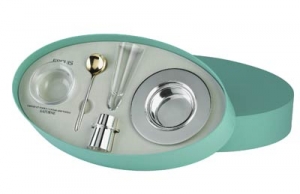 Ercuis Saturne Individual Caviar-Vodka Set