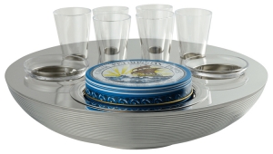 Ercuis Transat Caviar-Vodka Set / 6 Person