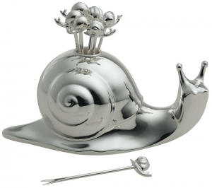 Ercuis Snail Set of Eight Picks