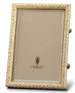 L'Objet Pave Gold + Yellow Crystals Frame - 5 x 7"