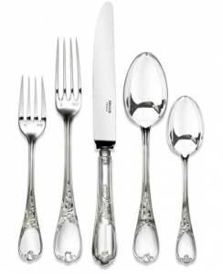 Ercuis Du Barry Silverplate 5 Piece Setting*