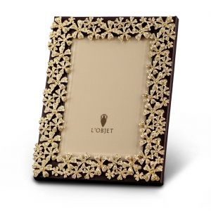L'Objet Garland Frames Gold + Yellow Crystals - 8 x 10"