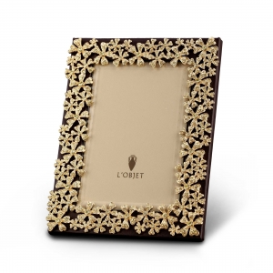 L'Objet Garland Frames Gold + Yellow Crystals - 4 x 6"