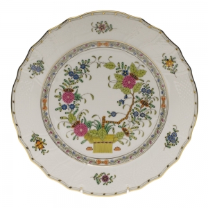 Herend Indian Basket Dinner Plate