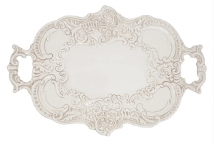 Arte Italica Finezza Cream Baroque Tray