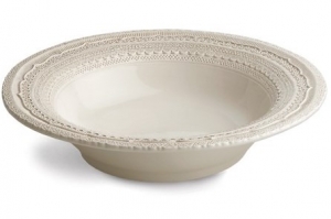 Arte Italica Finezza Cream Large Serving Bowl