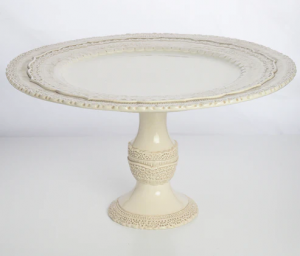 Arte Italica Finezza Cream Cake Stand, Large