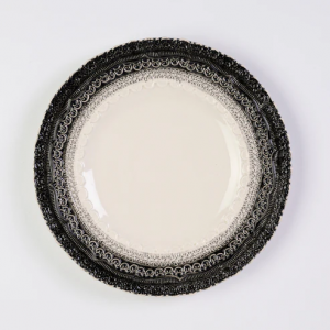 Arte Italica Finezza Grey Salad / Dessert Plate