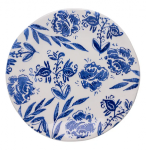 Arte Italica Fiore Salad Plate - Mediterranean Blue