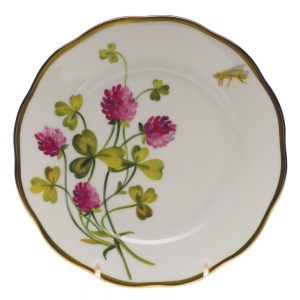 Herend American Wildflower Red Clover Bread & Butter Plate - 6"