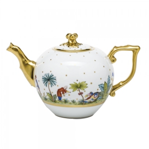 Herend Asian Garden Ornate Teapot - 40 oz.