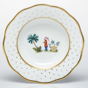 Herend Asian Garden Rim Soup - Motif 2