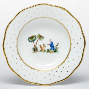 Herend Asian Garden Rim Soup - Motif 3