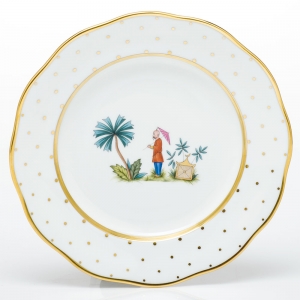 Herend Asian Garden Dessert Plate - Motif 2