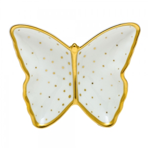 Herend Connect The Dots Butterfly Dish