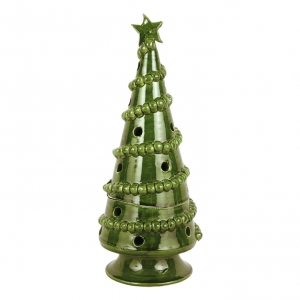 Vietri Foresta Green Large Garland Tree - 16.25"