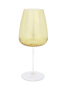 Vietri Francesca Amber Water Glass