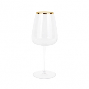 Vietri Francesca Gold Wine Glass