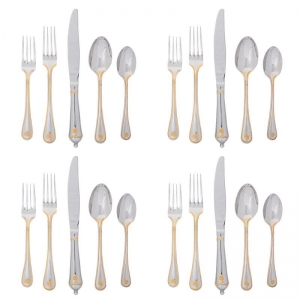 Juliska Berry & Thread Polished w/ Gold 20 Piece Set