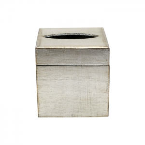 Vietri Florentine Wooden Platinum Tissue Box