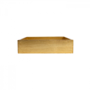Vietri Florentine Wooden Gold Dinner Napkin Holder