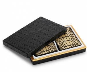 L'Objet Crocodile Box with Playing Cards