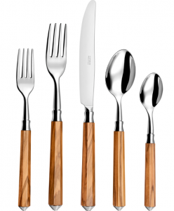 Capdeco Galaxie Olive Wood Capdeco Galaxie Olive Wood 5 Piece Place Setting