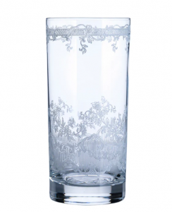 Arte Italica Giardino White Highball Glass