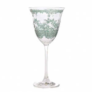 Arte Italica Giardino Forest Green Wine Glass