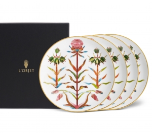 L'Objet Grand Tour Bread / Canape Plates (Set of 4)
