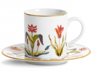 L'Objet Grand Tour Espresso Cup + Saucer - 4 oz.