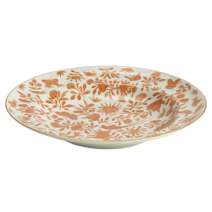 Mottahedeh Sacred Bird & Butterfly Rim Soup - 10"