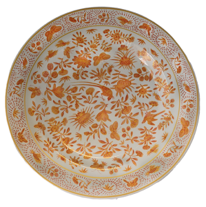 Mottahedeh Sacred Bird & Butterfly Service Plate - 12.75"