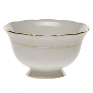 Herend Golden Edge Open Sugar Bowl3"D 1.5"H