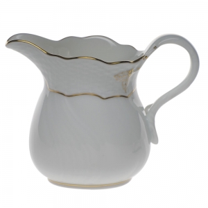 Herend Golden Edge Creamer(10 Oz) 4"H
