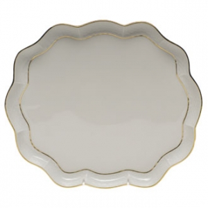 Herend Scalloped Tray