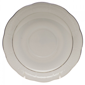 Herend Platinum Edge Tea Saucer6"D