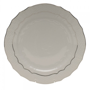 Herend Platinum Edge Dinner Plate