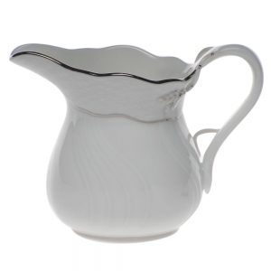 Herend Platinum Edge Creamer(6 Oz) 3.5"H