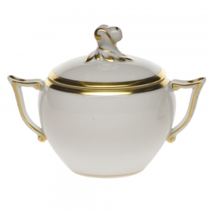 Herend Gwendolyn Cov Sugar W/Twist5"H