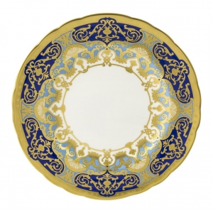 Royal Crown Derby Heritage Cobalt & Dark Blue Dessert Plate