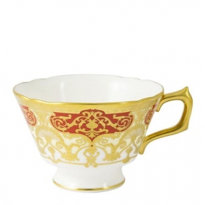 Royal Crown Derby Heritage Red & Cream Tea Cup
