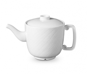 L'Objet Soie Tresse Black Teapot