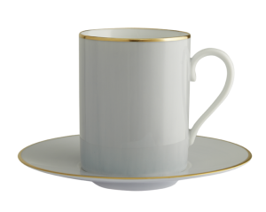 Haviland Parlon Lexington Gris Tall Cup & Saucer