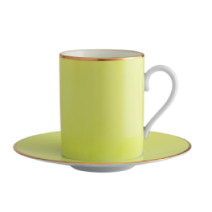Haviland Parlon Lexington Tilleul Tall Cup & Saucer