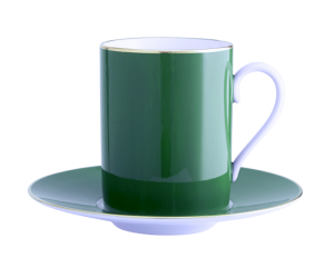 Haviland Parlon Lexington Emerald Tall Cup & Saucer