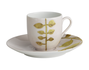 Haviland Parlon Daphne Camelia Coffee Cup & Saucer