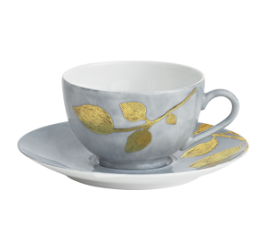 Haviland Parlon Daphne Lavende Tea Cup & Saucer