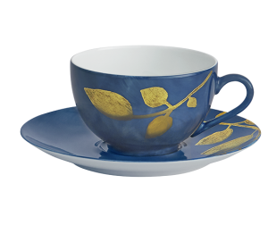 Haviland Parlon Daphne Marine Tea Cup & Saucer