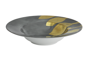 Haviland Parlon Daphne Ardoise Rim Soup Plate - 9"
